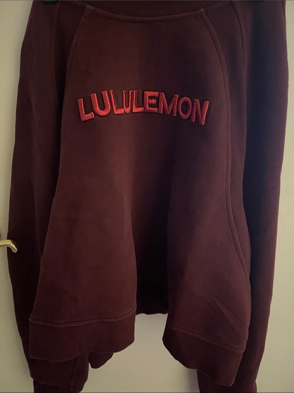 lululemon athletica Women’s Deep Burgundy Crewneck Sweatshirt